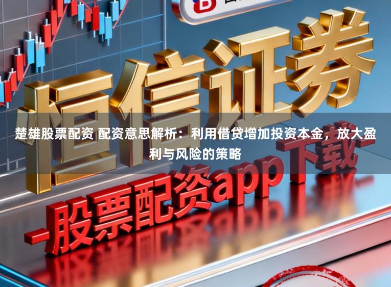 楚雄股票配资 配资意思解析:利用借贷增加投资本金,放大盈利与风险的策略