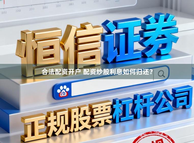 合法配资开户 配资炒股利息如何归还？